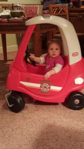 Also- the cozy coupe. Big hit!