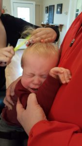 First Haircut- He did not.