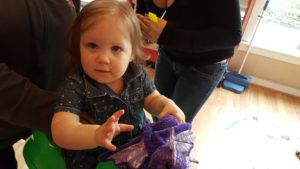 First Haircut- She loved it!